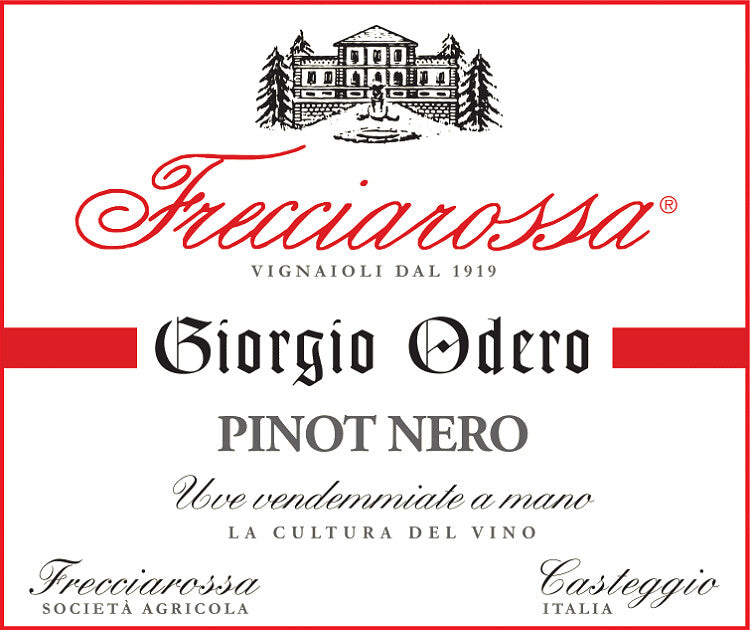 "Giorgio Odero" FRECCIAROSSA, Oltrepò Pavese DOC Pinot Nero 2013