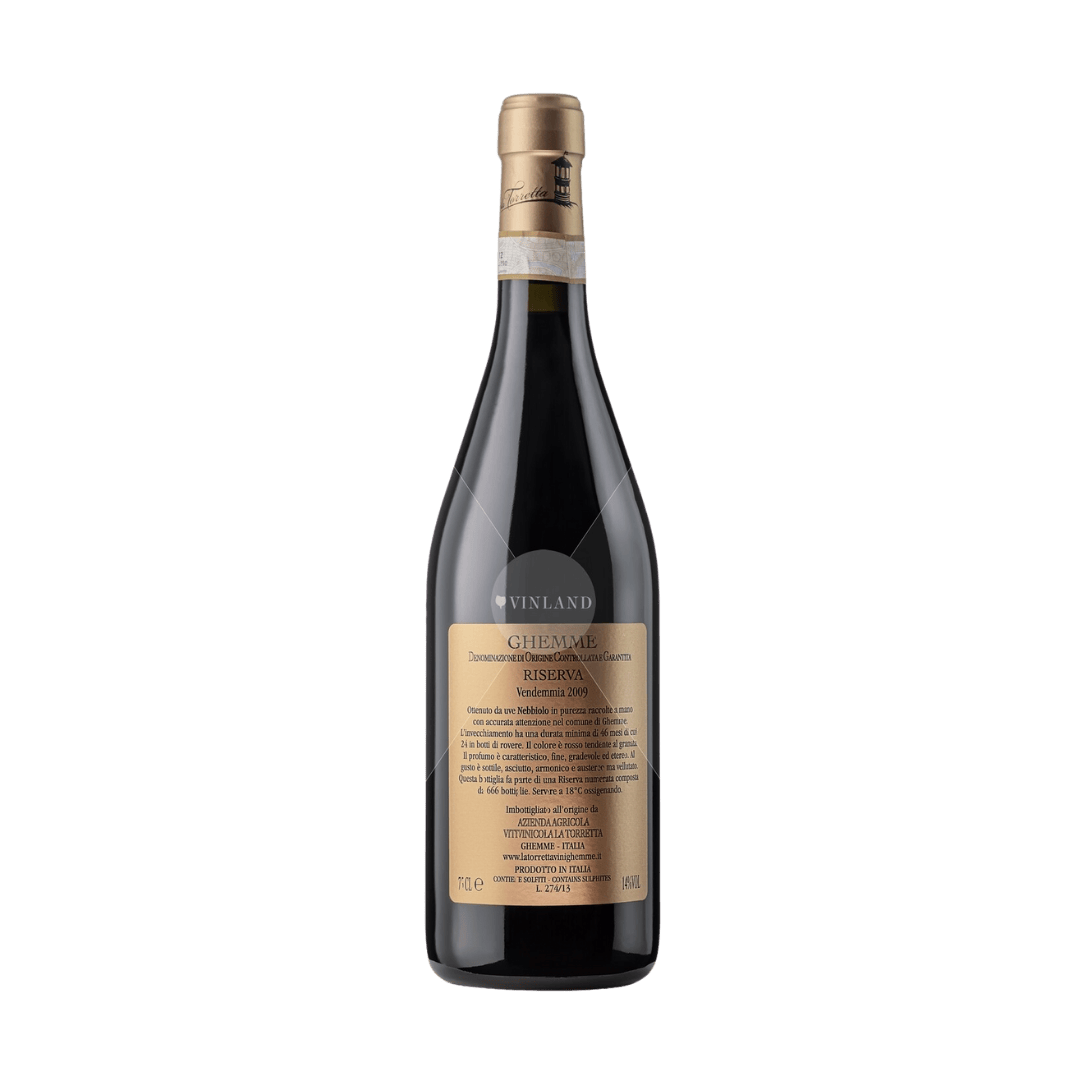 "Ghemme Riserva" LA TORRETTA, Ghemme DOCG 2009