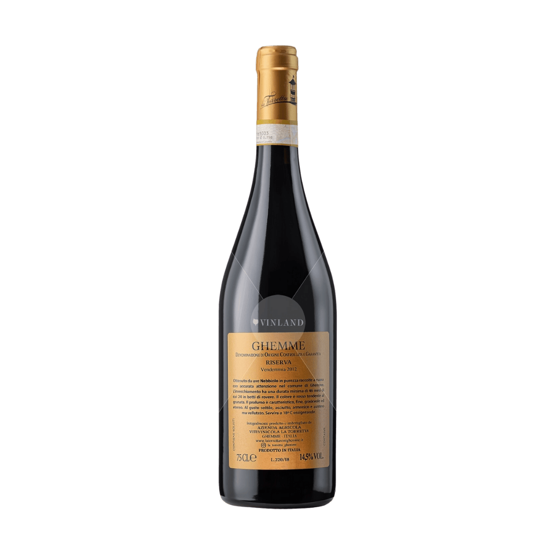 "Ghemme Riserva" LA TORRETTA, Ghemme DOCG 2012