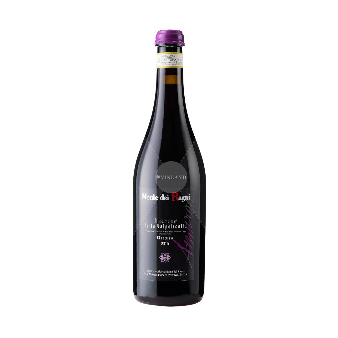 "Amarone" MONTE DEI RAGNI, Amarone della Valpolicella Classico 2015 - ONLY EXPORT, NOT FOR SALE IN ITALY