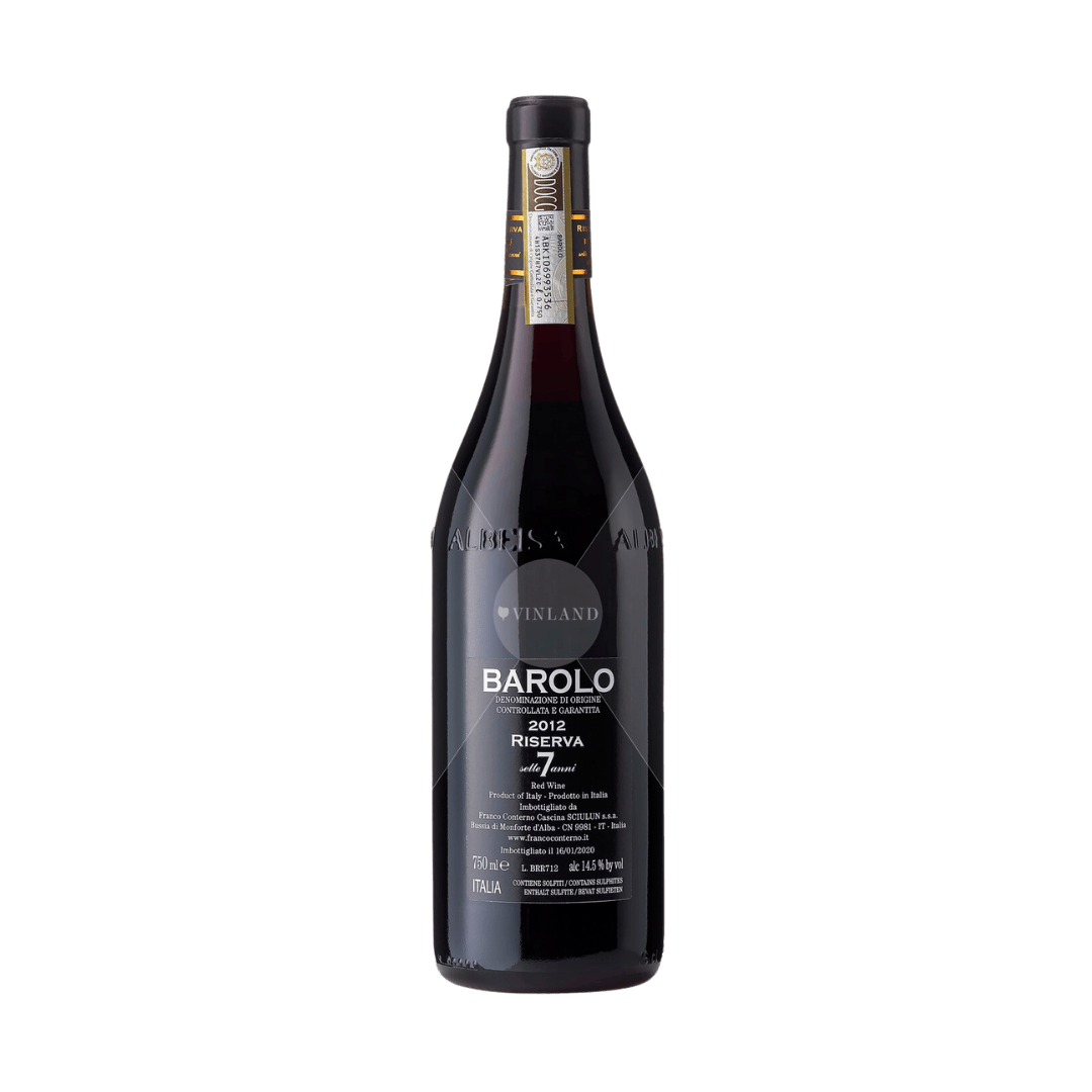 "Barolo Riserva 7 anni" FRANCO CONTERNO, Barolo DOCG 2012