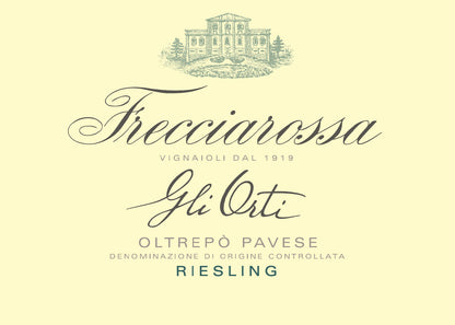 "Gli Orti" FRECCIAROSSA, Oltrepò Pavese DOC Riesling 2017