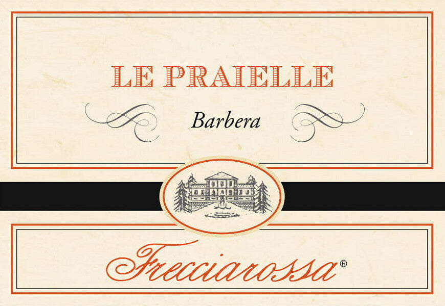 "Le Praielle " FRECCIAROSSA, Oltrepò Pavese DOC Barbera 2017