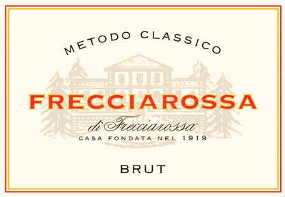 "Frecciarossa Brut" FRECCIAROSSA,  Oltrepò Pavese DOC Pinot Nero VSQ  2010