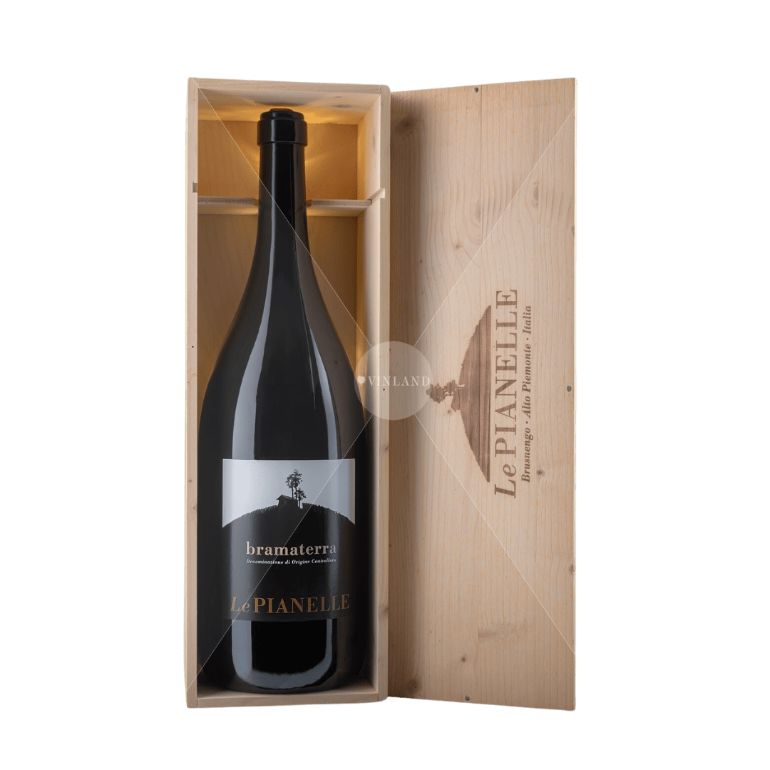 Le Pianelle "Bramaterra" DOC 2012  Jeroboam in woodbox
