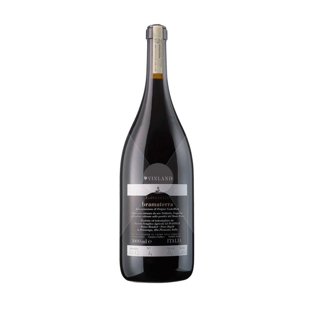 Le Pianelle "Bramaterra" DOC 2012  Jeroboam in woodbox