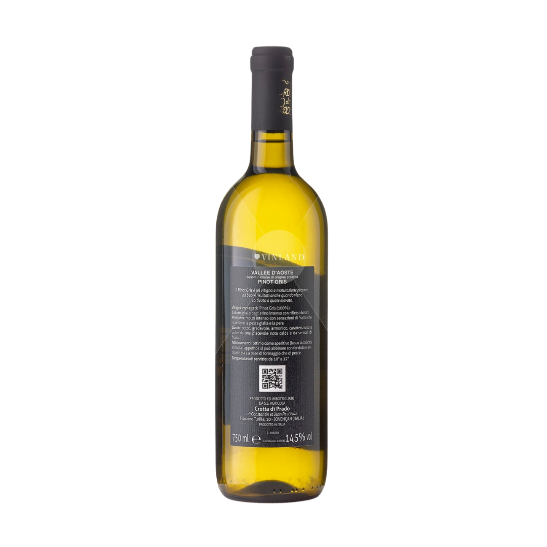 "Pinot Gris" CROTTA DI PRADO, Valle d'Aosta DOP 2019