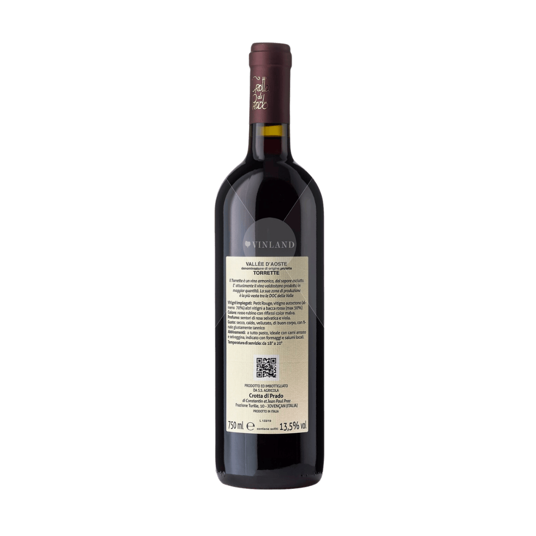 "Torrette" CROTTA DI PRADO, Valle d'Aosta DOP 2018