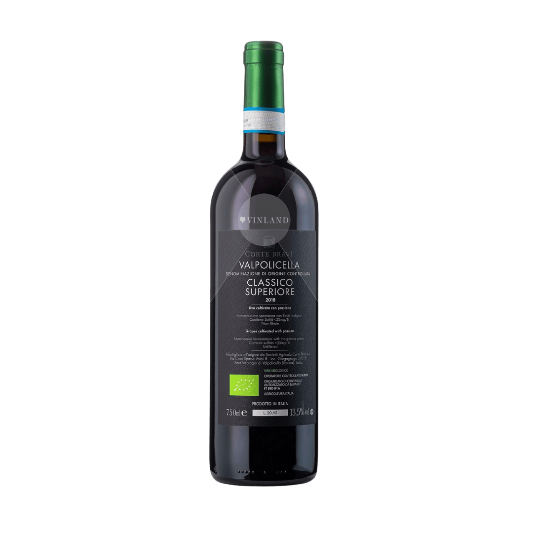 "Valpolicella Classico Superiore" CORTE BRAVI, Valpolicella  DOC 2018