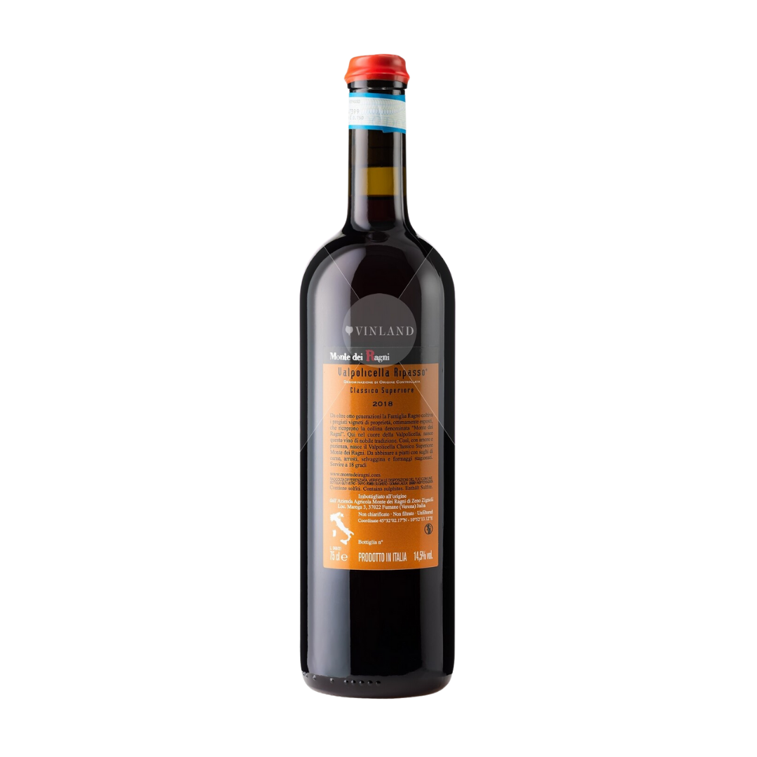 "Valpolicella Ripasso Classico Superiore" MONTE DEI RAGNI, Valpolicella DOC 2018